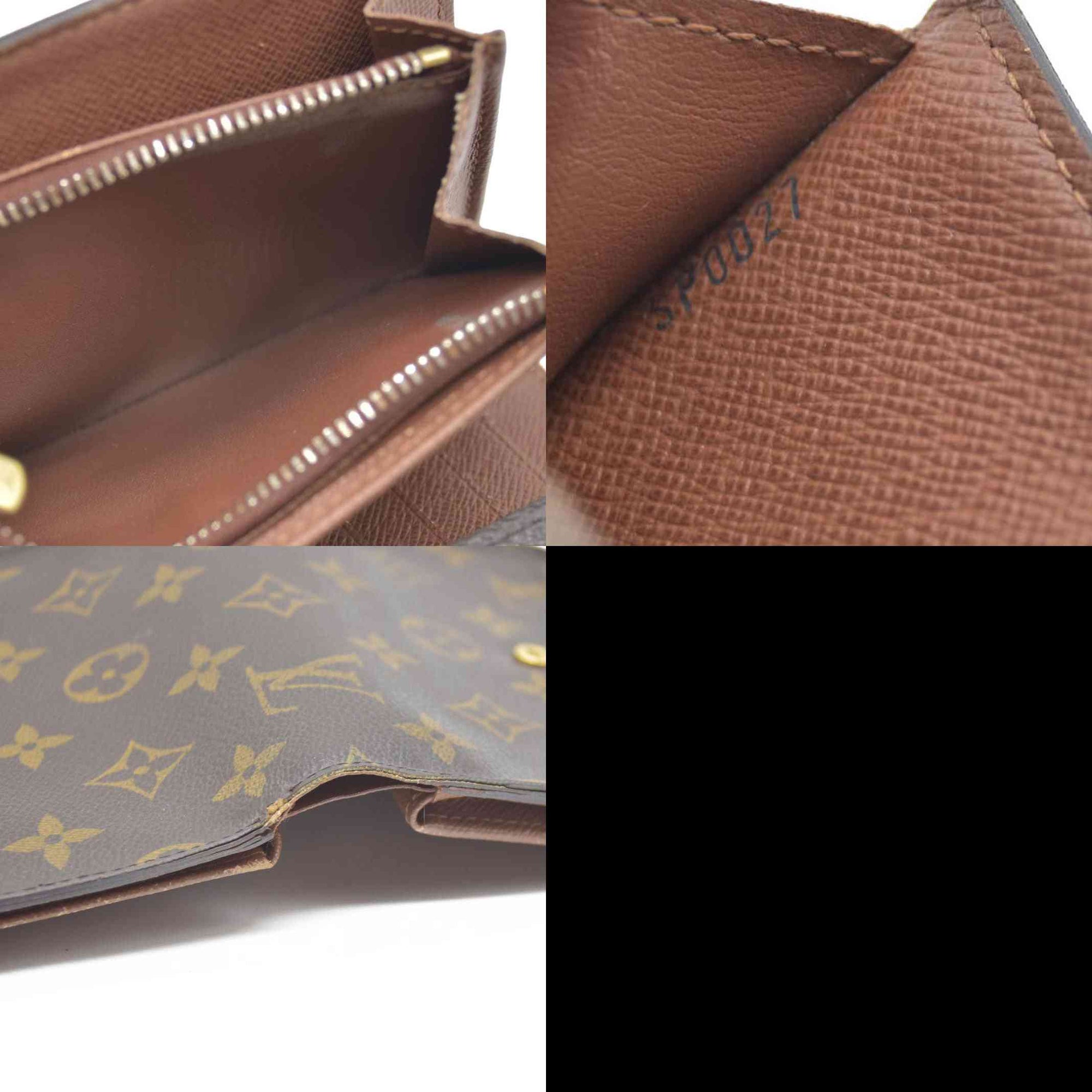 AUCTION $610 LOUIS VUITTON Monogram Alexandra Trifold Wallet SP0027