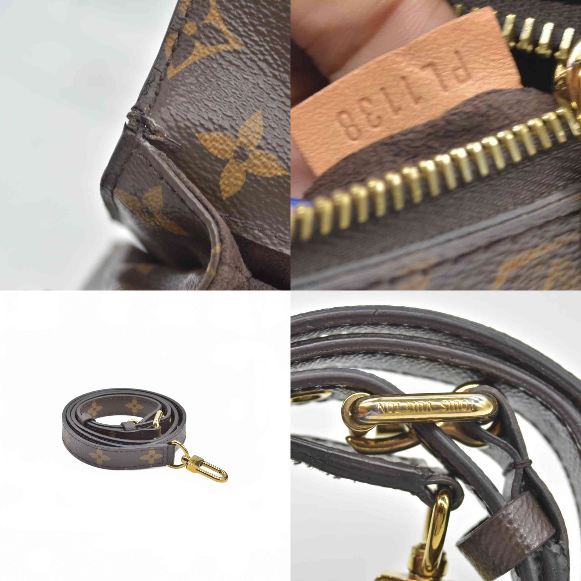 $2750 Louis Vuitton  Monogram Pochette Metis PL1138