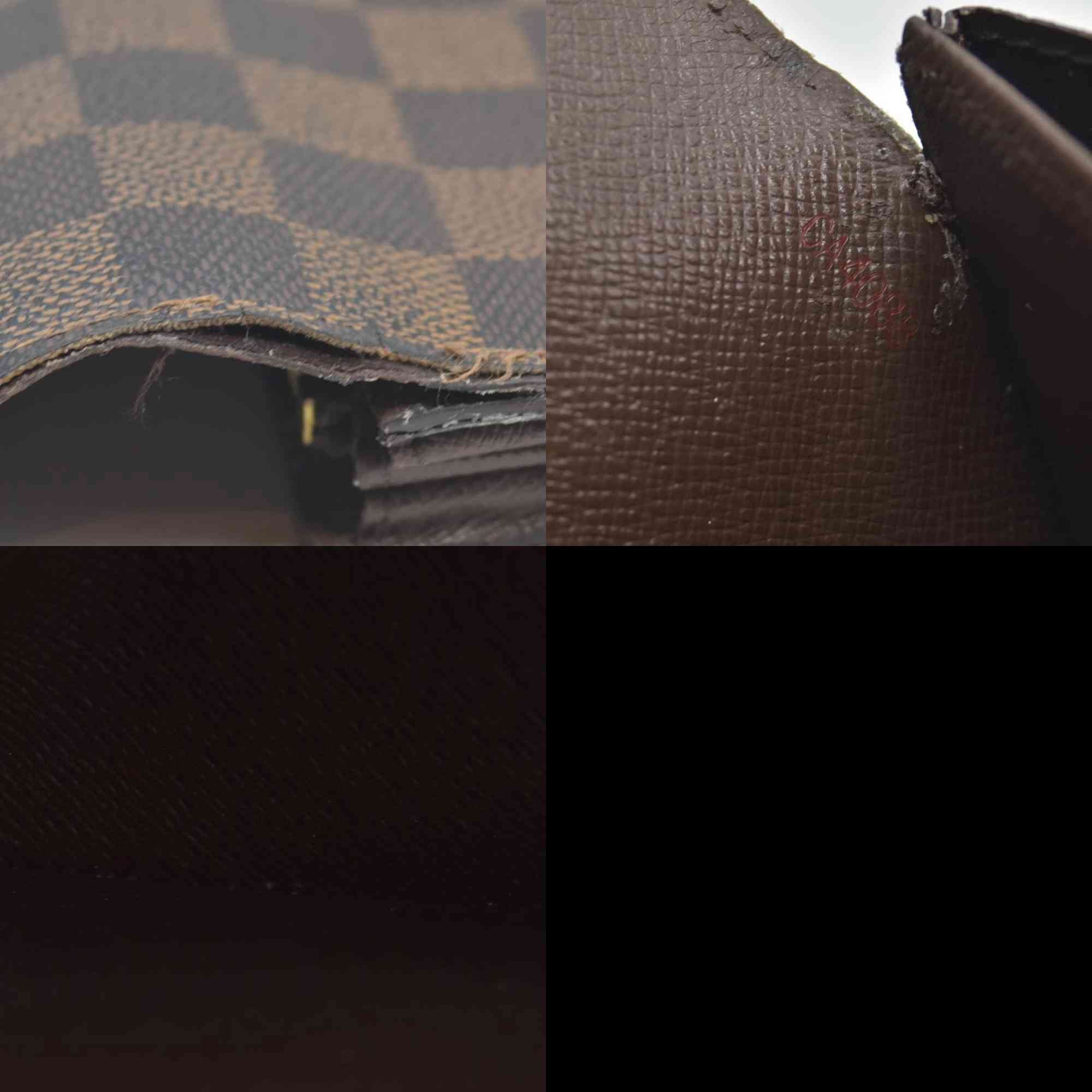 $725 Louis Vuitton Damier Ebene Sarah Wallet CONSIGNMENT CA4008