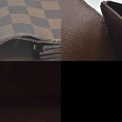 $725 Louis Vuitton Damier Ebene Sarah Wallet CONSIGNMENT CA4008