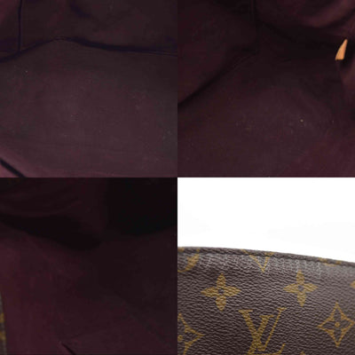 $1960 Louis Vuitton Melie Brown Monogram Canvas Shoulder Bag Hobo Satchel 2017 SD3117