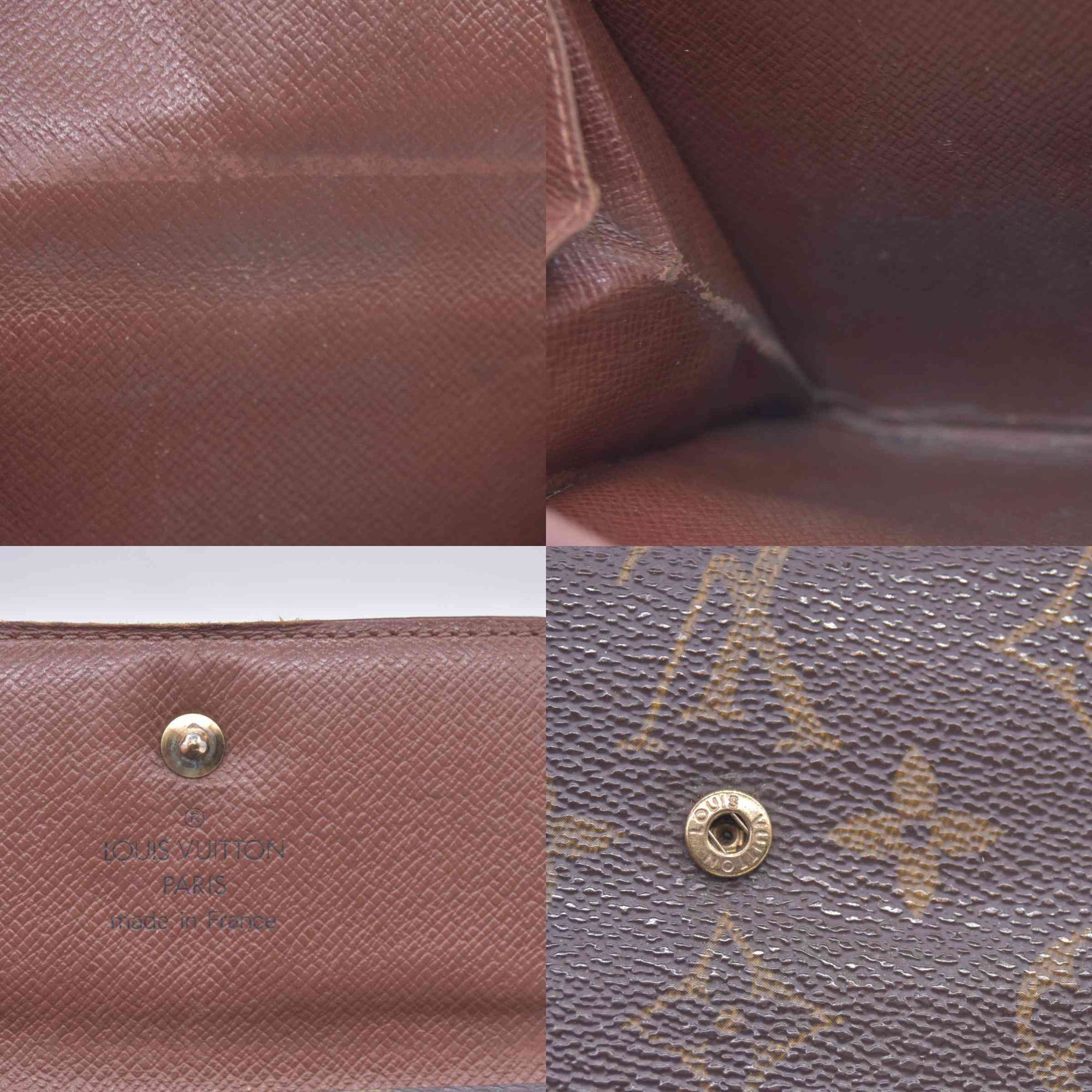 $785 2002 Louis Vuitton Elise Trifold Wallet SP0072 CONSIGNMENT 10021040