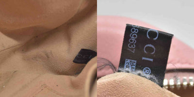 $1950 Gucci Calfskin Matelasse Small GG Marmont Chain Shoulder Bag Wild Rose