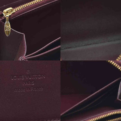 AUCTION $1030 Louis Vuitton  Vernis Zippy Wallet Rouge Fauviste SP2130