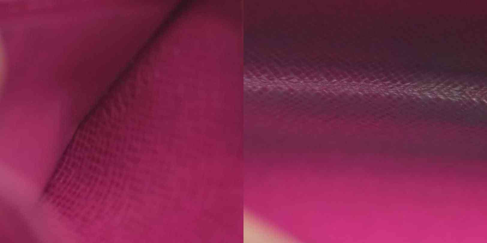 $640 2006 Louis Vuitton Monogram Perforated Compact Zipped Wallet Fuchsia CONSIGNMENT