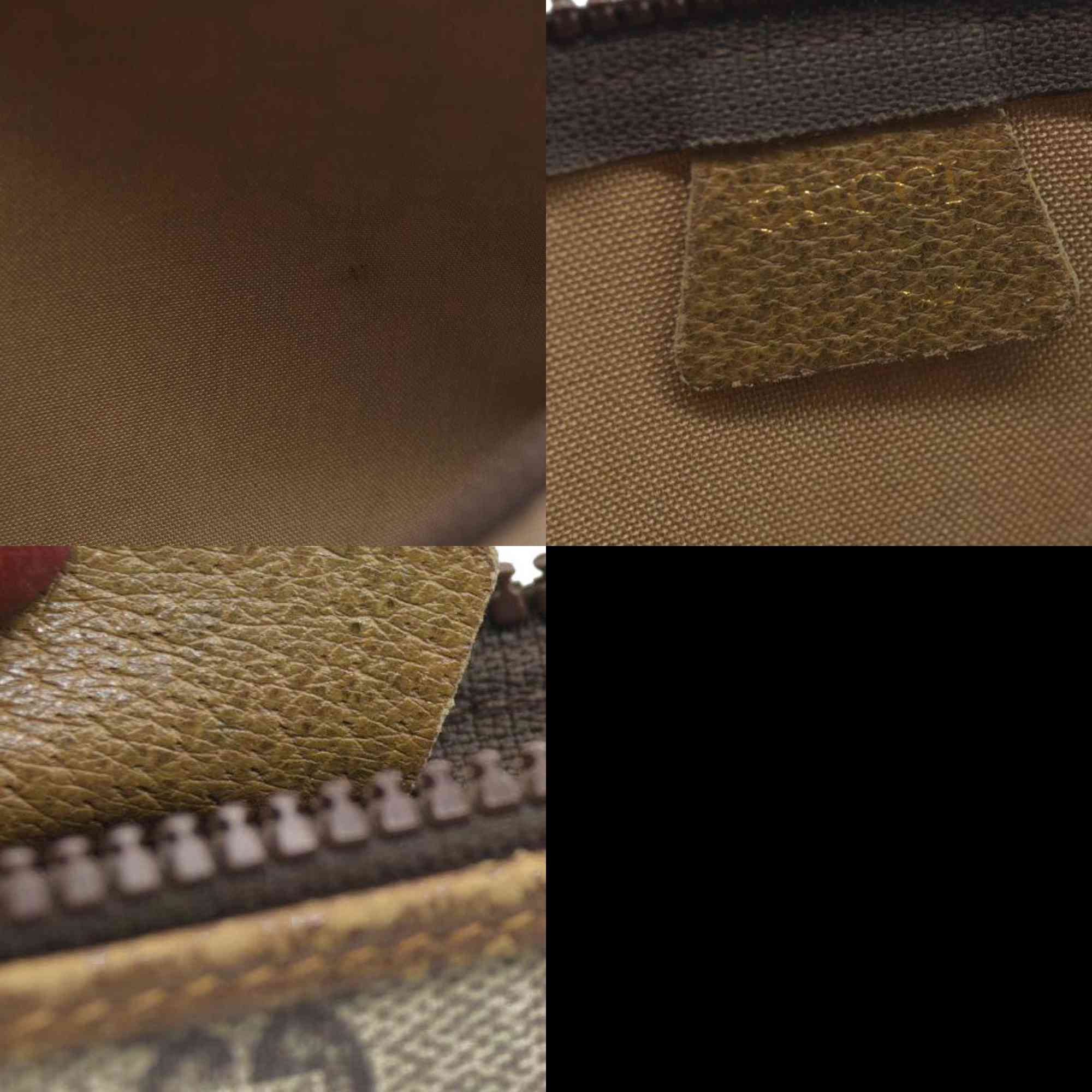 Gucci GG  Gucci Plus PVC Leather Pouch Clutch Bag