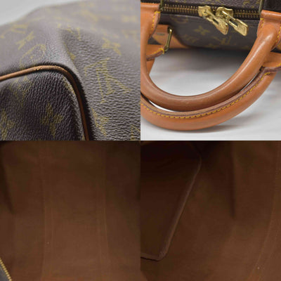 $2170 1989 Louis Vuitton Monogram Duffle Boston Bag Keepall 55 FC892