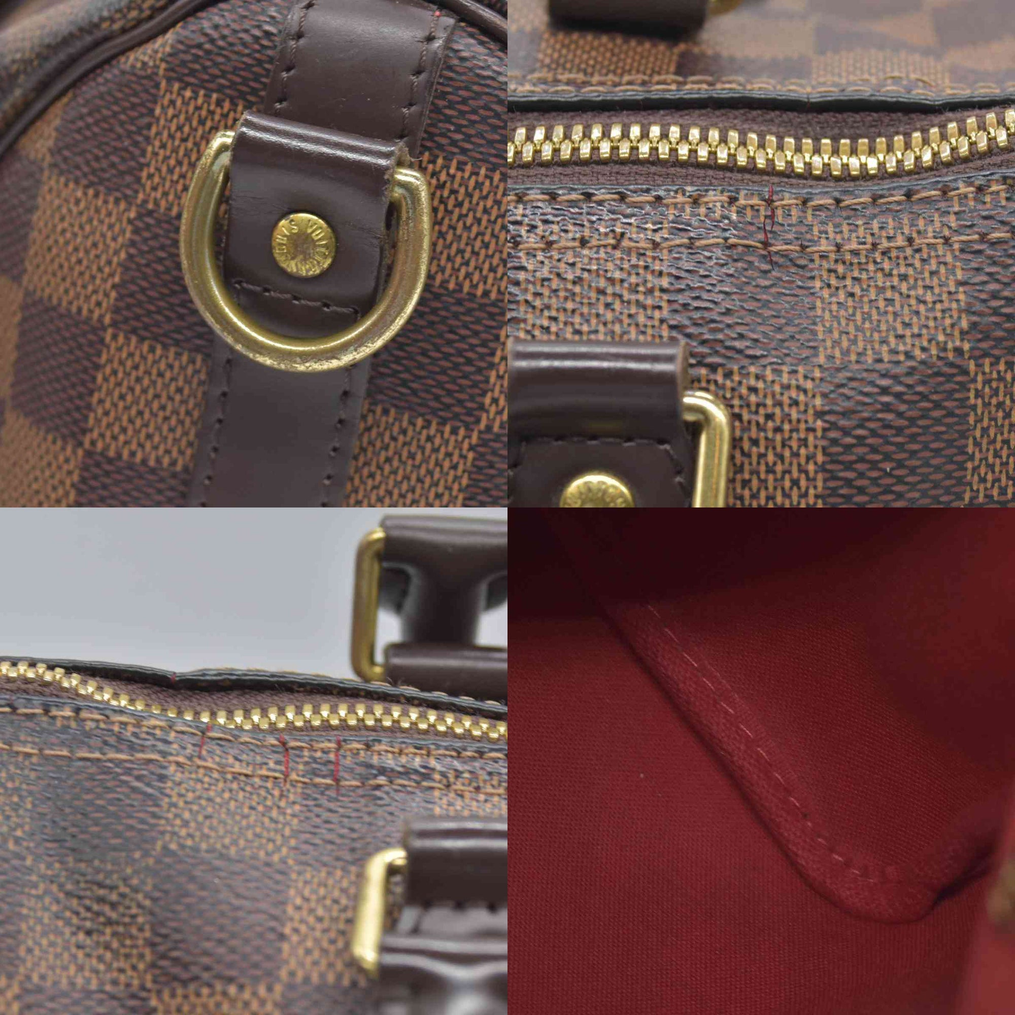 $1940 2020 Louis Vuitton Damier Ebene Speedy Bandouliere 25 LA0270