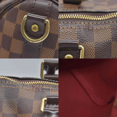 $1940 2020 Louis Vuitton Damier Ebene Speedy Bandouliere 25 LA0270