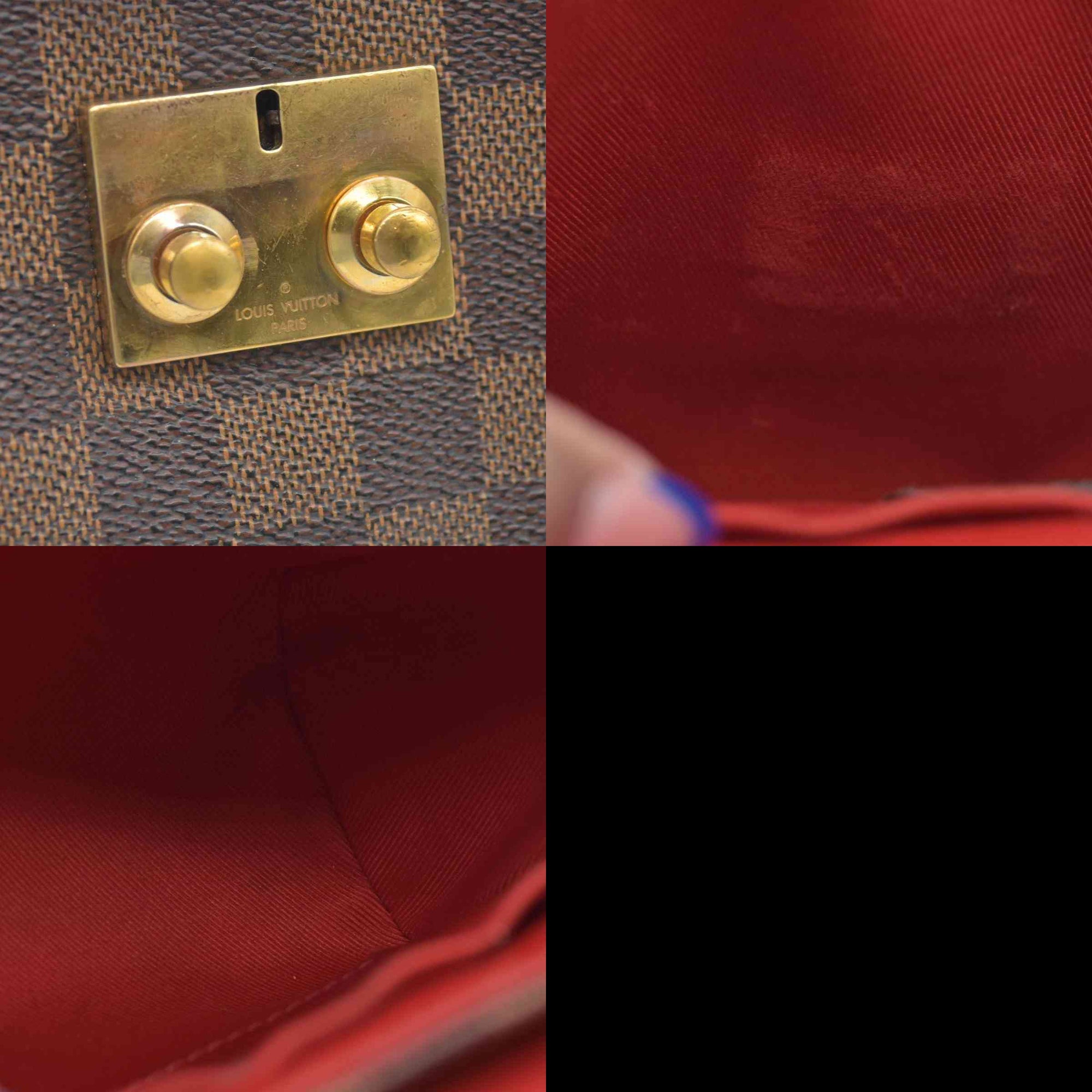 $1960 Louis Vuitton Damier Ebene Croisette