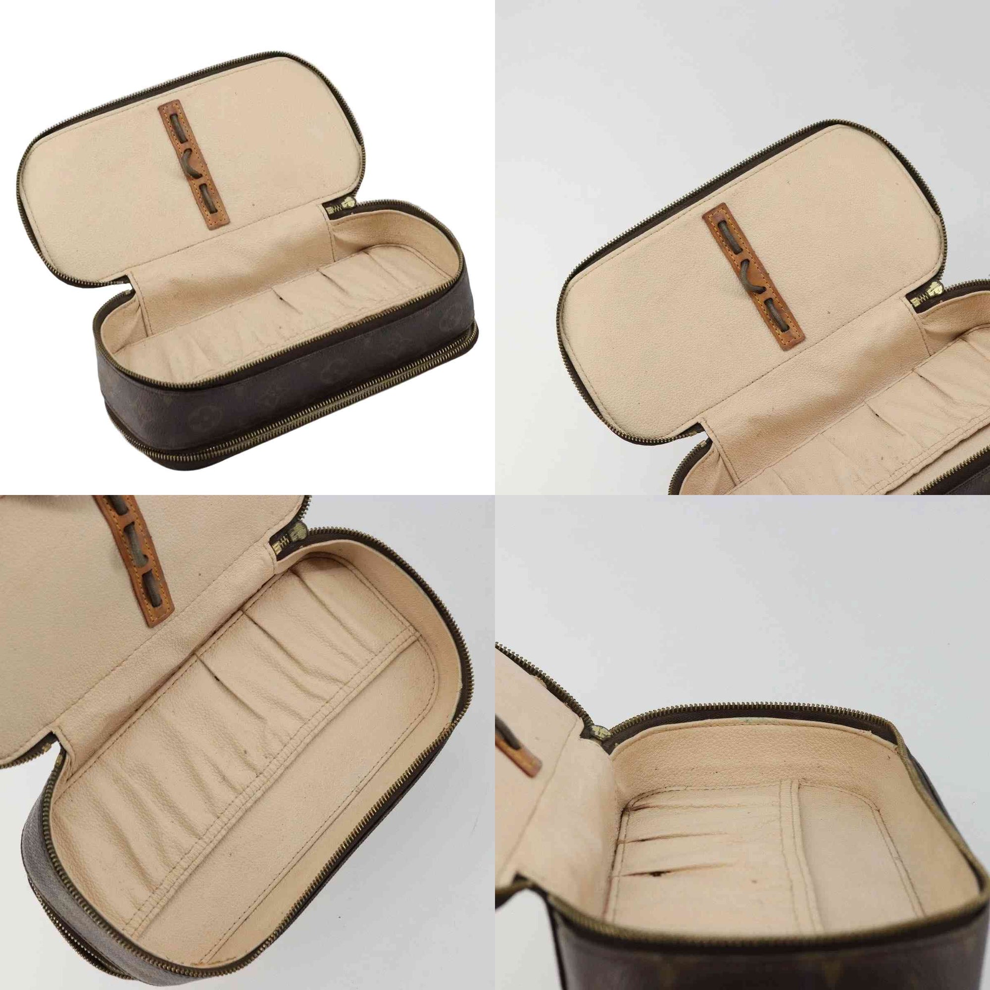 $750 LOUIS VUITTON Monogram Trousse Blush PM VI0052