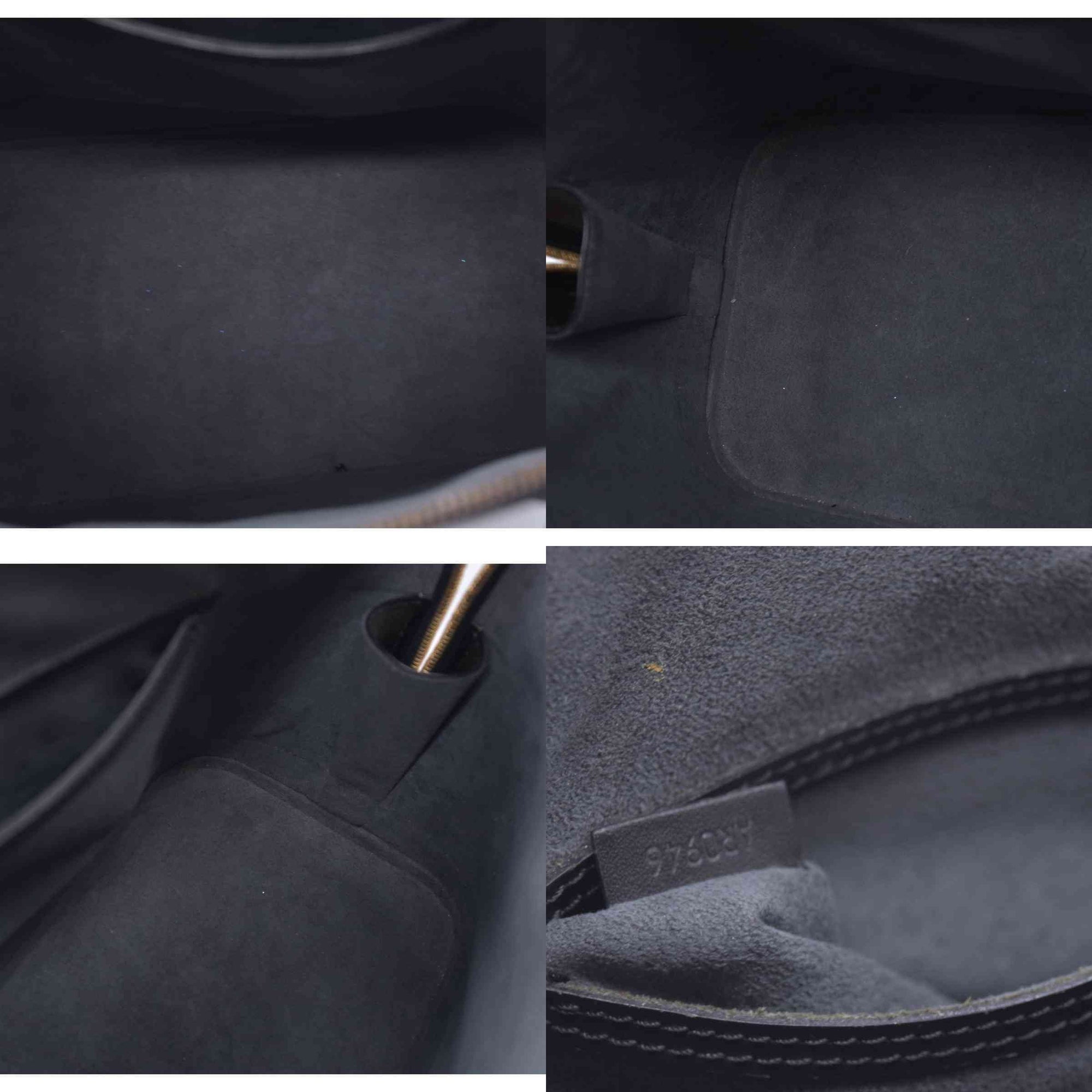 $1850 1996 LOUIS VUITTON Epi Leather Alma PM Black CONSIGNMENT AR0946 10021416