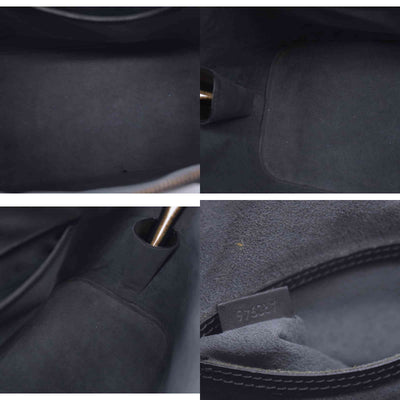 $1850 1996 LOUIS VUITTON Epi Leather Alma PM Black CONSIGNMENT AR0946 10021416