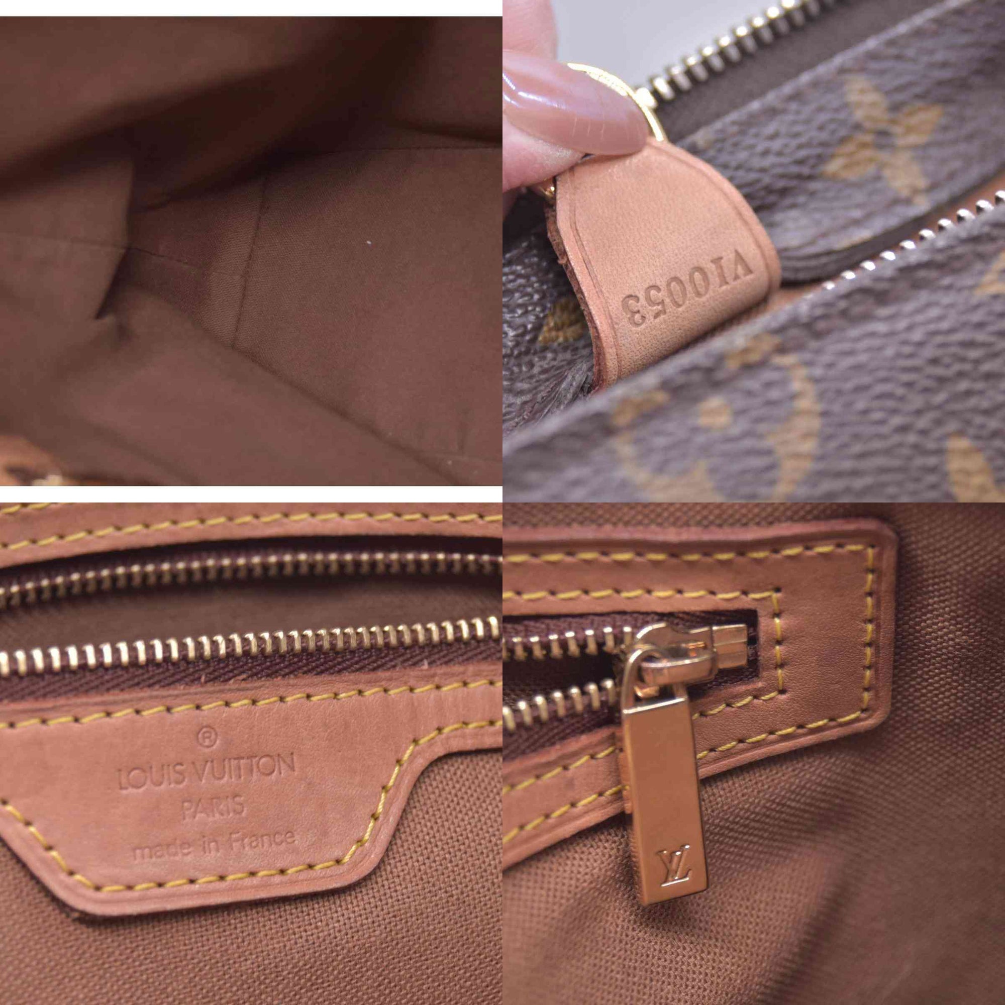 $1250 2003 Louis Vuitton Monogram Cabas Piano Small Vintage VI0053 CONSIGNMENT 10021427