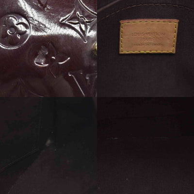 $1640 2011 LOUIS VUITTON Monogram Vernis Bellflower GM Amarante FL4111