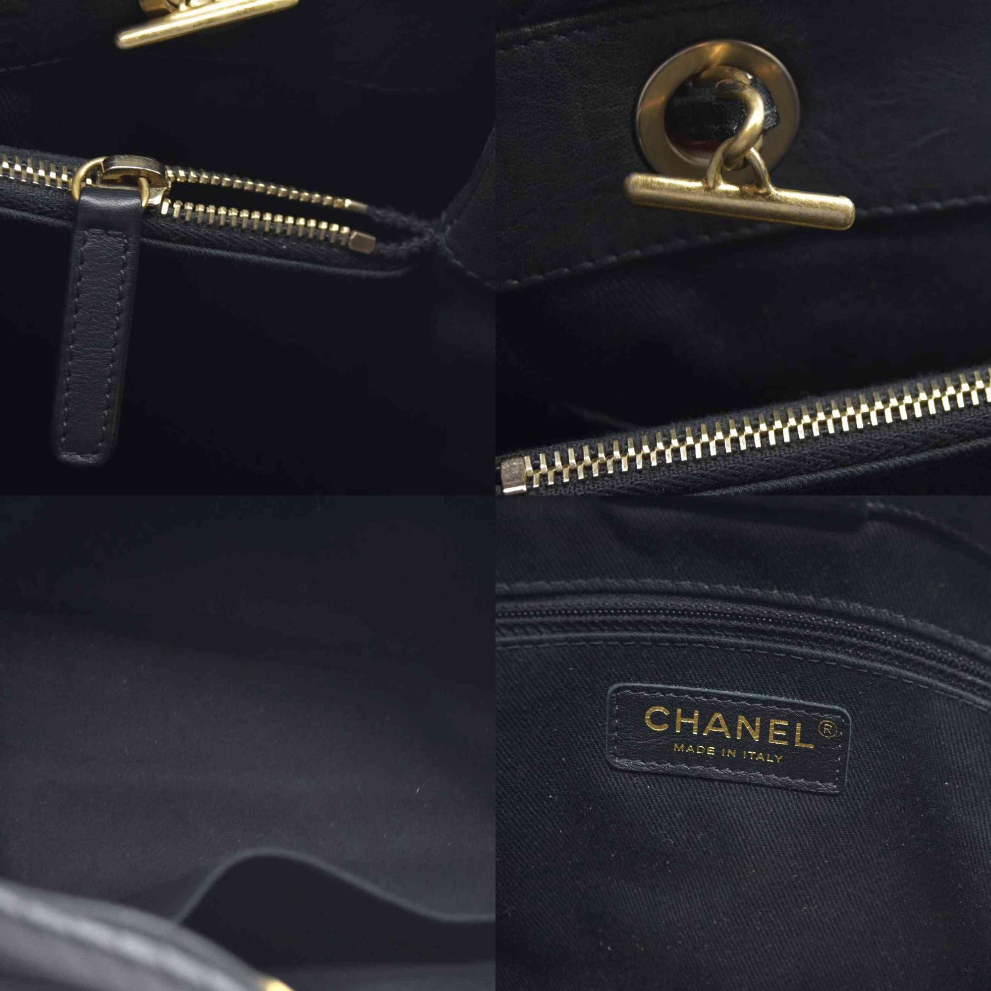 $4500 Chanel Large Surpique Chevron Tote