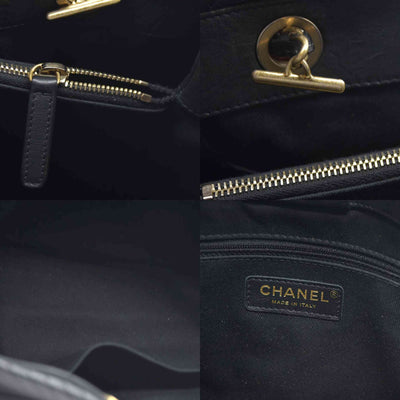 $4500 Chanel Large Surpique Chevron Tote