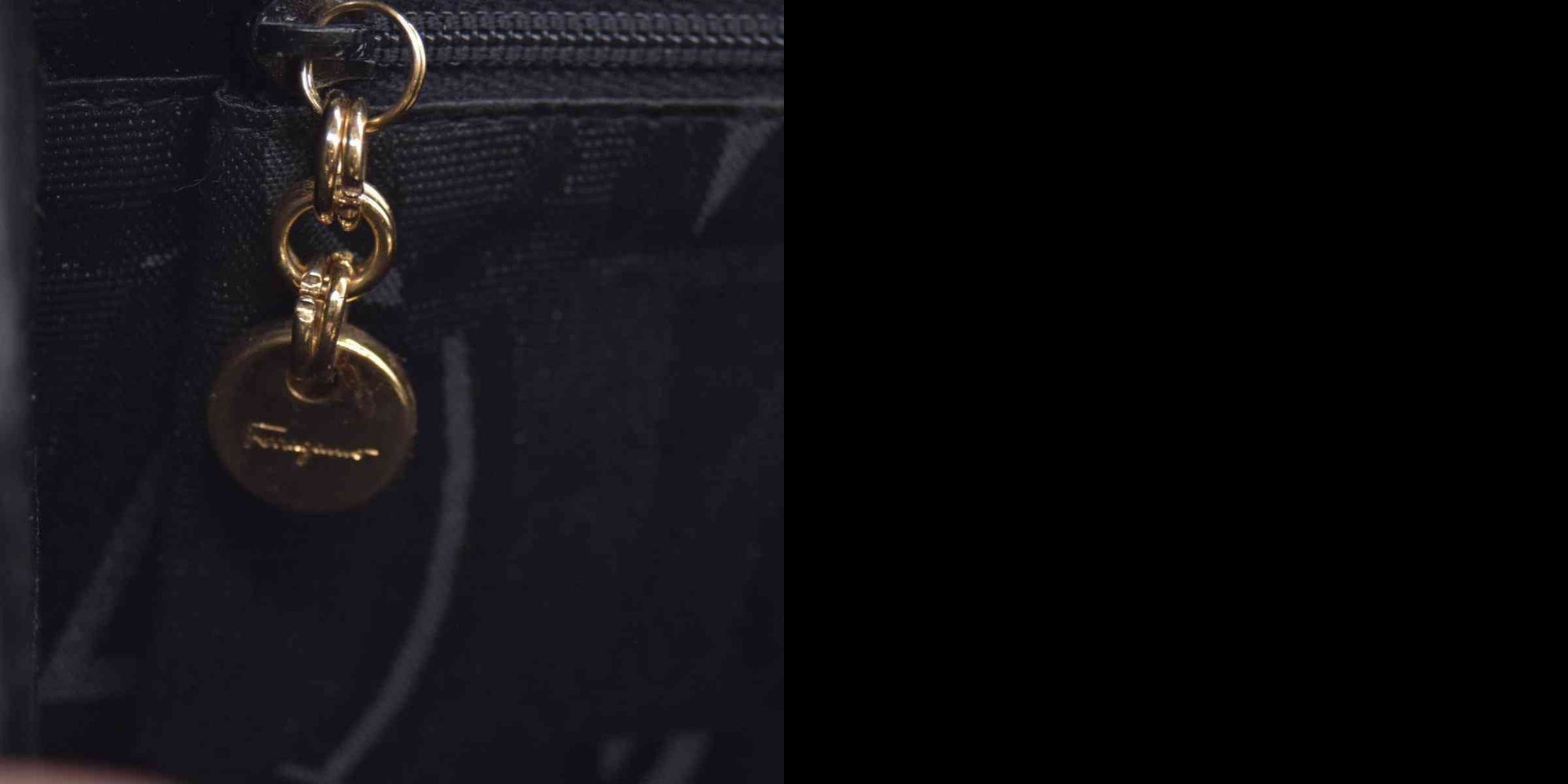 $1660 Salvatore Ferragamo Velvet Gancini Shoulder Bag CONSIGNMENT