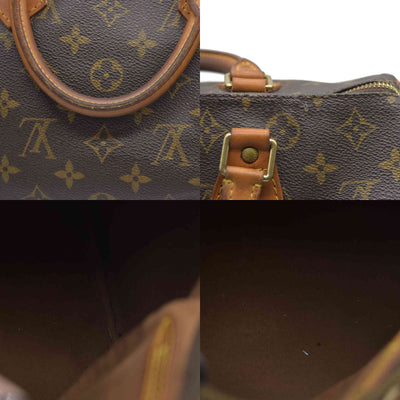 $1700 Louis Vuitton Monogram Speedy 35 TH0034