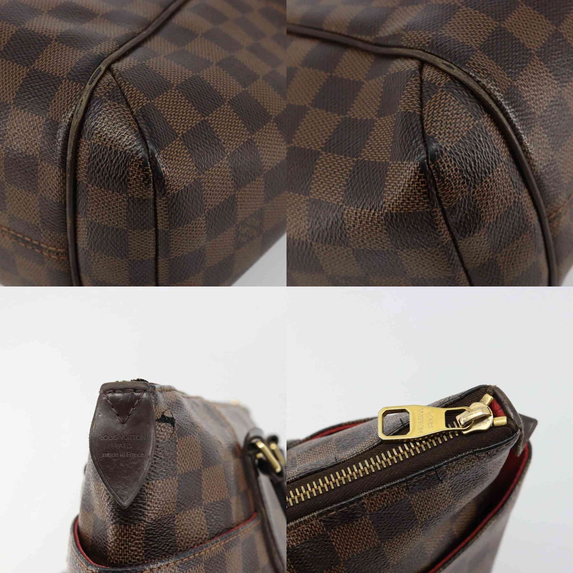 $1,350 2014 Louis Vuitton Damier Ebene Totally PM Tote Bag TJ2104