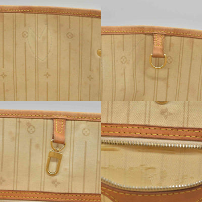 $2130 2011 Louis Vuitton  Damier Azur Neverfull MM CA5111