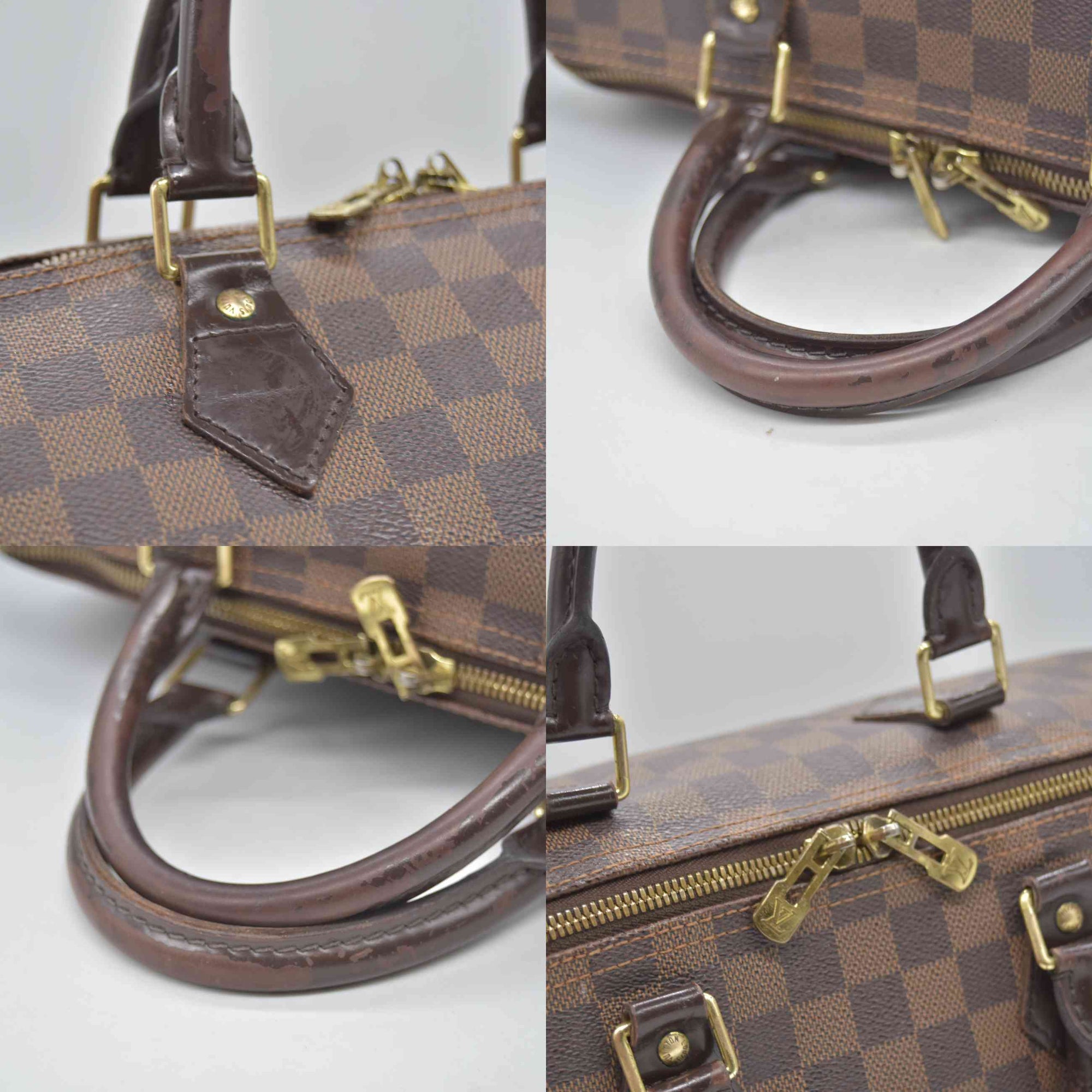 $2040 2012 Louis Vuitton Bandouliere Speedy 30 Damier Ebene SP2182