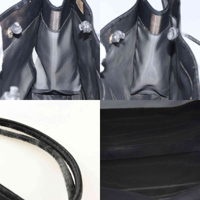 $1650 FENDI Zucca FF Tote Mesh Black Tote 10020342