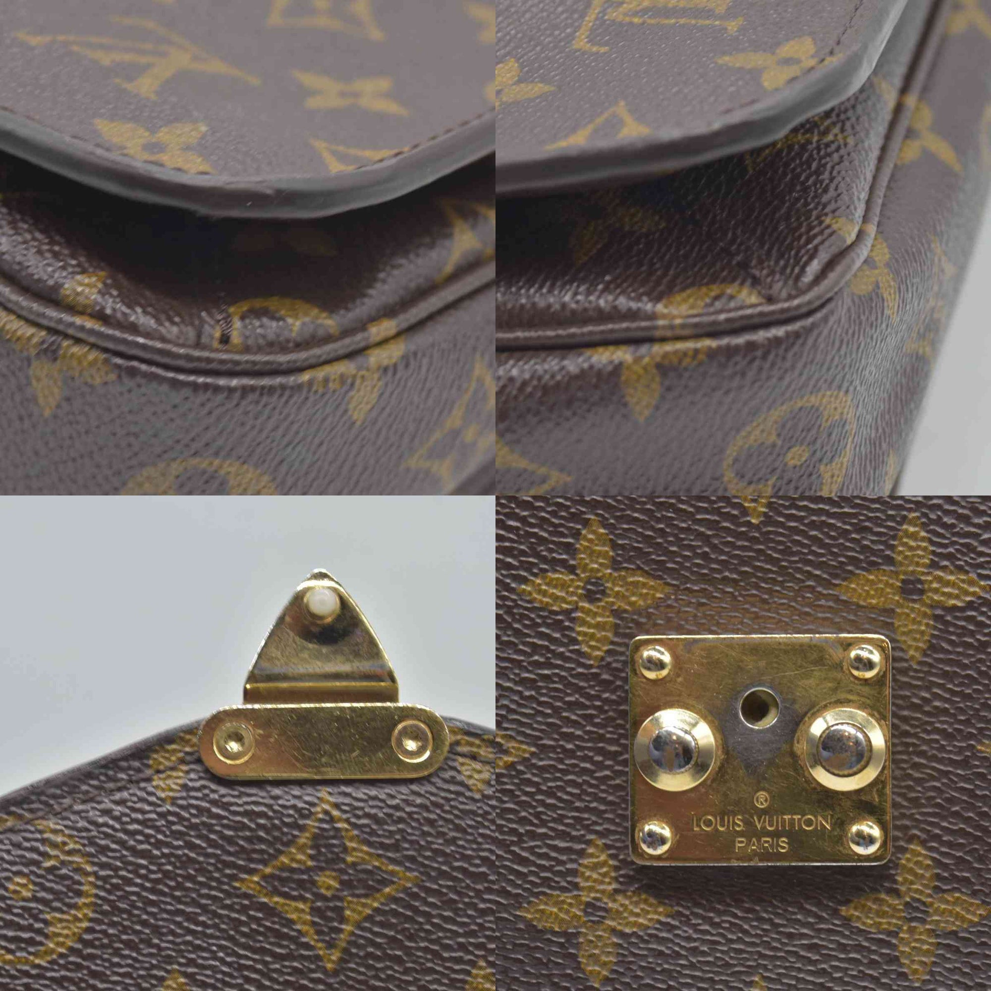 $2750 Louis Vuitton  Monogram Pochette Metis SR1137