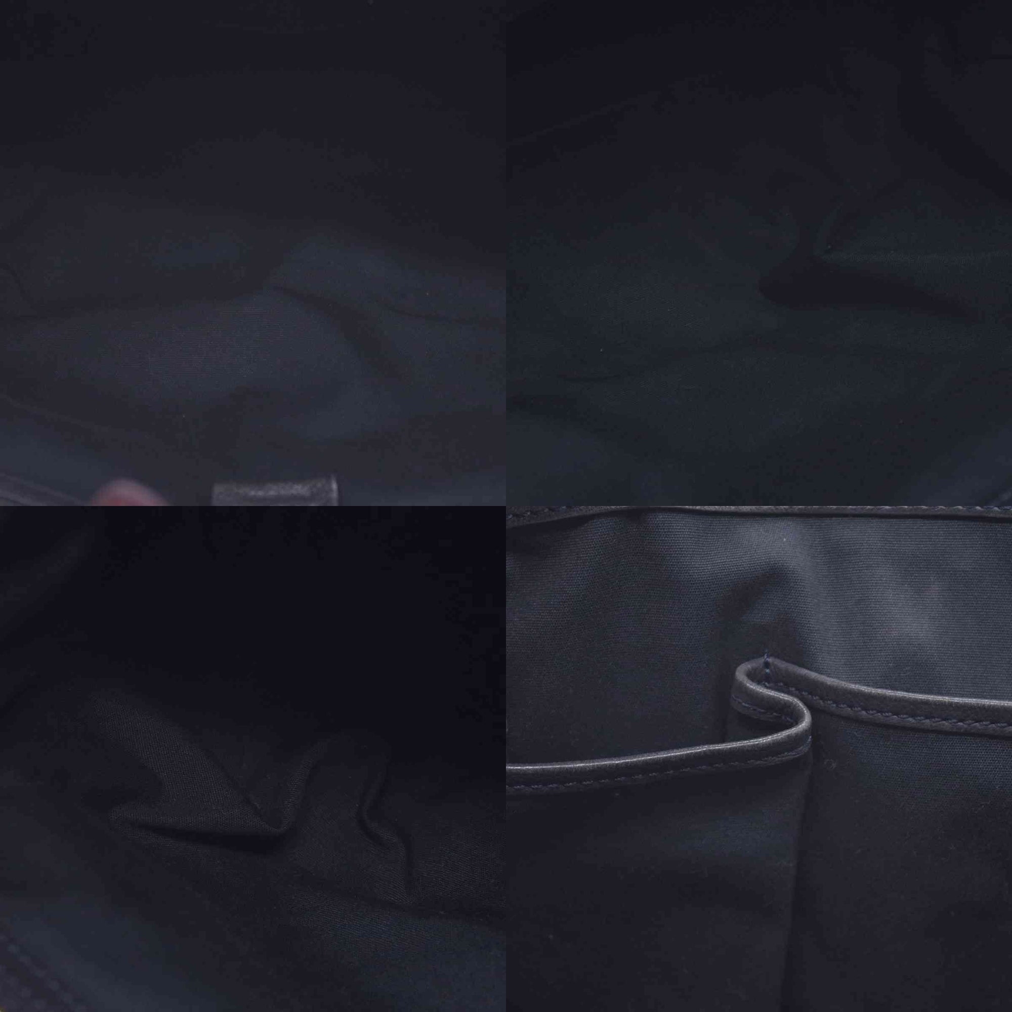 $1150 CELINE Triomphe Canvas & Web Buckle Strap Tote Bag Grey Navy CONSIGNMENT 10021188