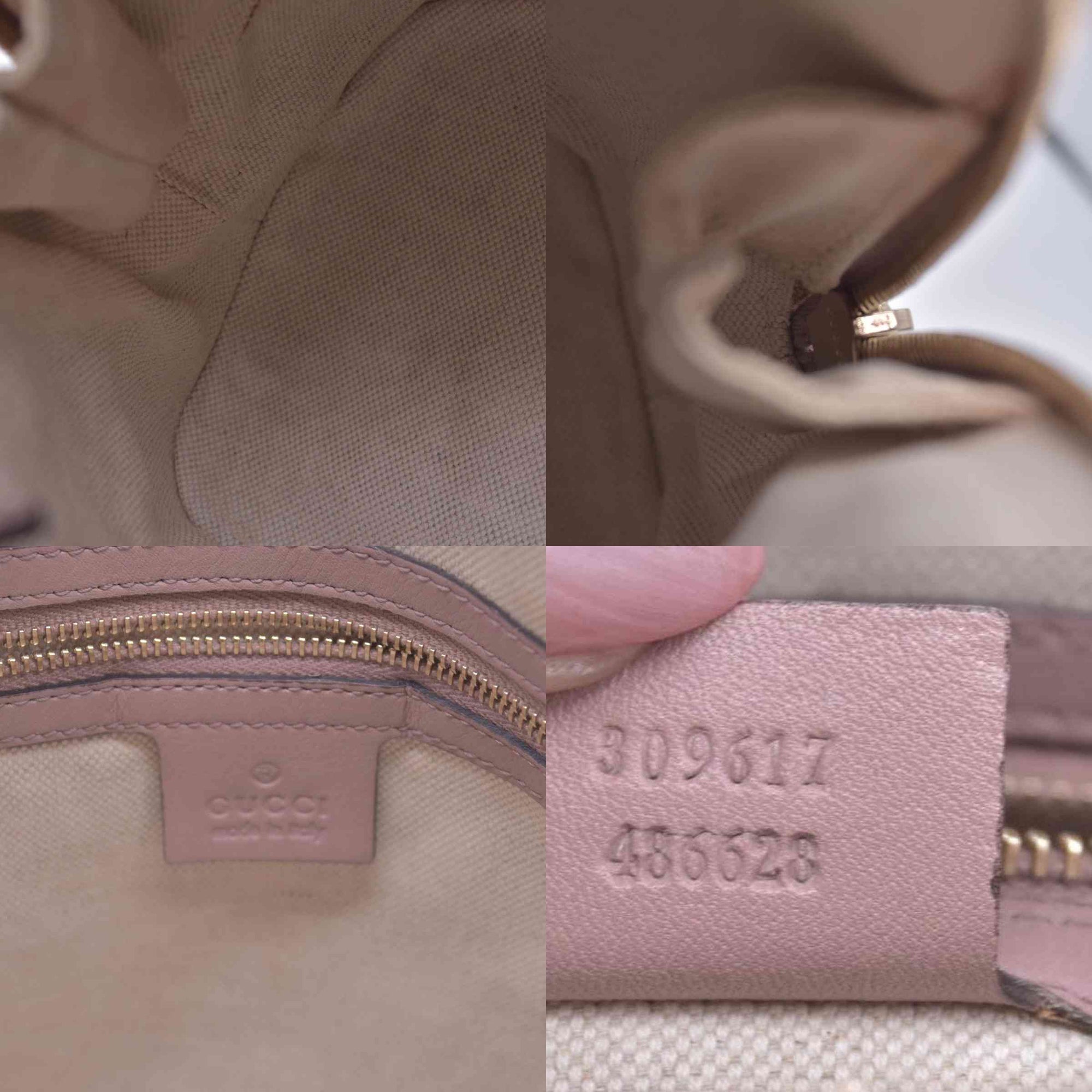 $1350 Gucci Patent Microguccissima Small Nice Top Handle Dome Bag Pink CONSIGNMENT 10021166