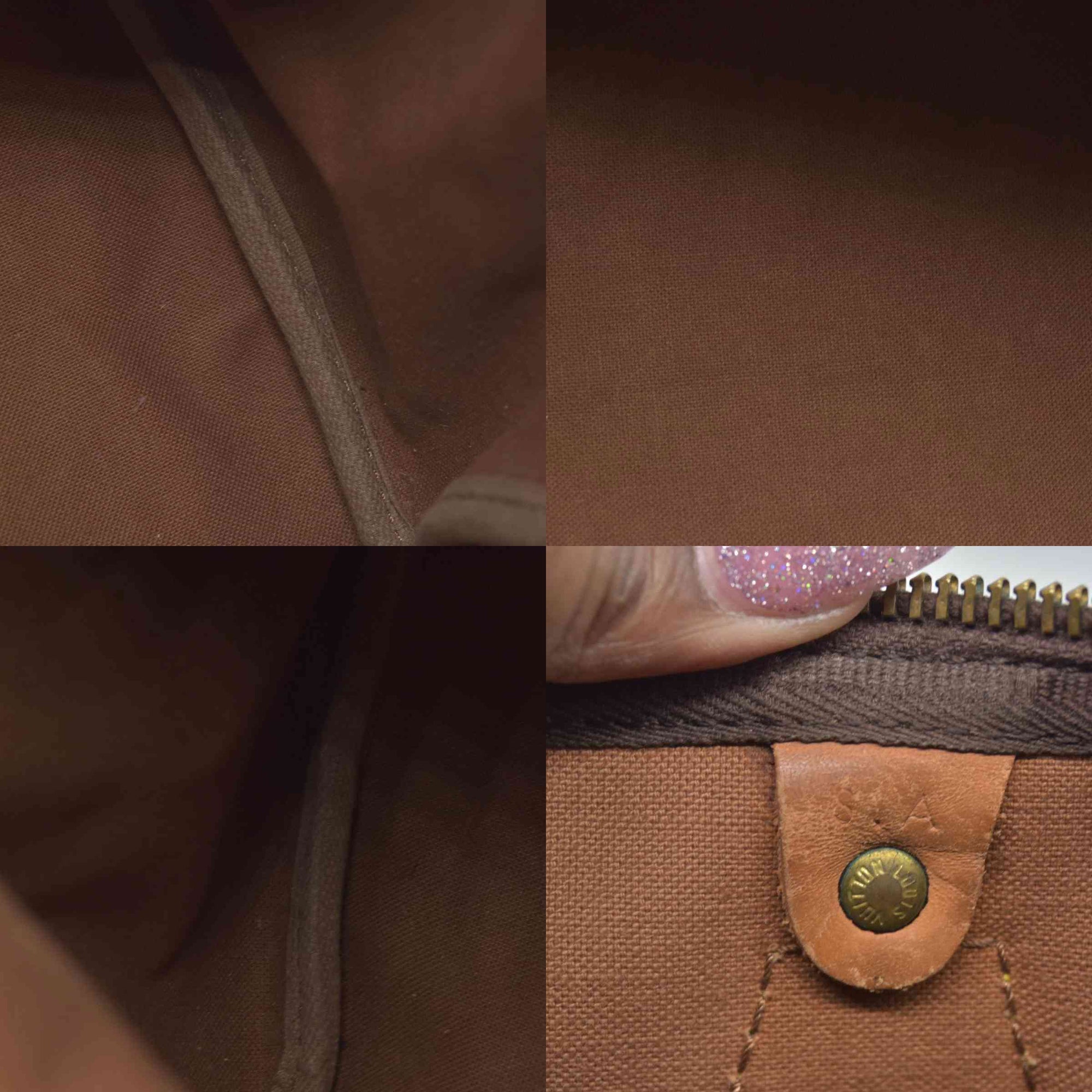 $1630 1982 Louis Vuitton Speedy 30 Hand Bag Monogram Brown SA823