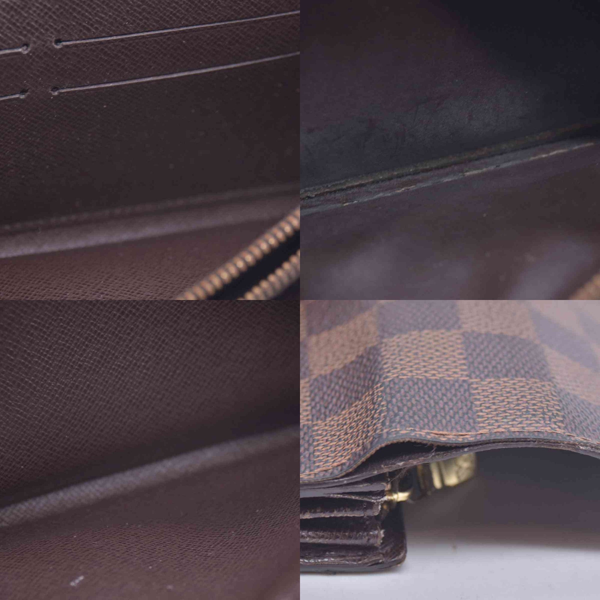 $725 2007 Louis Vuitton Damier Ebene Sarah Wallet CA1077 CONSIGNMENT 10020993