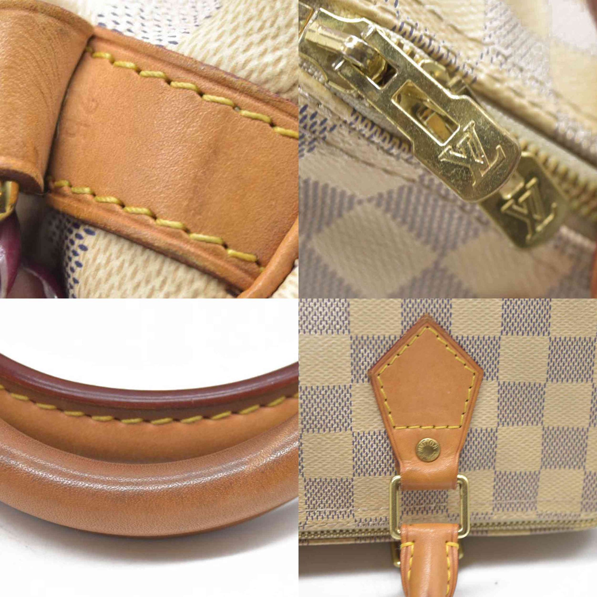 $1940 Louis Vuitton  Damier Azur Speedy Bandouliere 25 DU1154