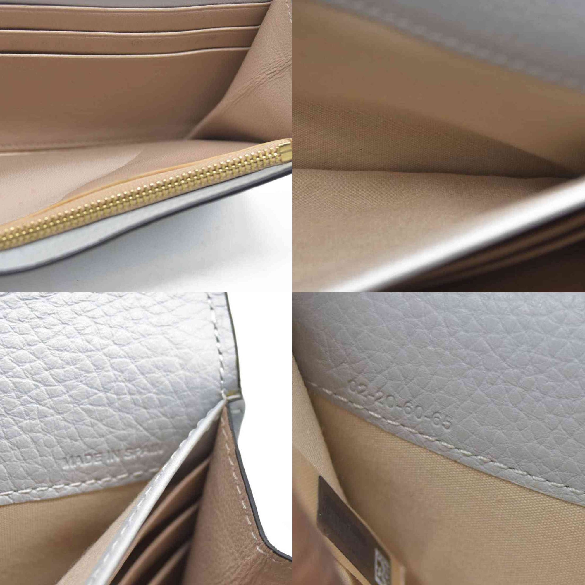 AUCTION $595 Chloe Alphabet Leather Bifold Long Wallet