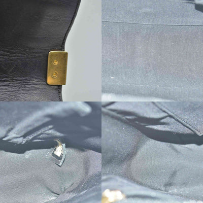 $7600 2017 Chanel Lambskin Quilted Large Boy Flap Black