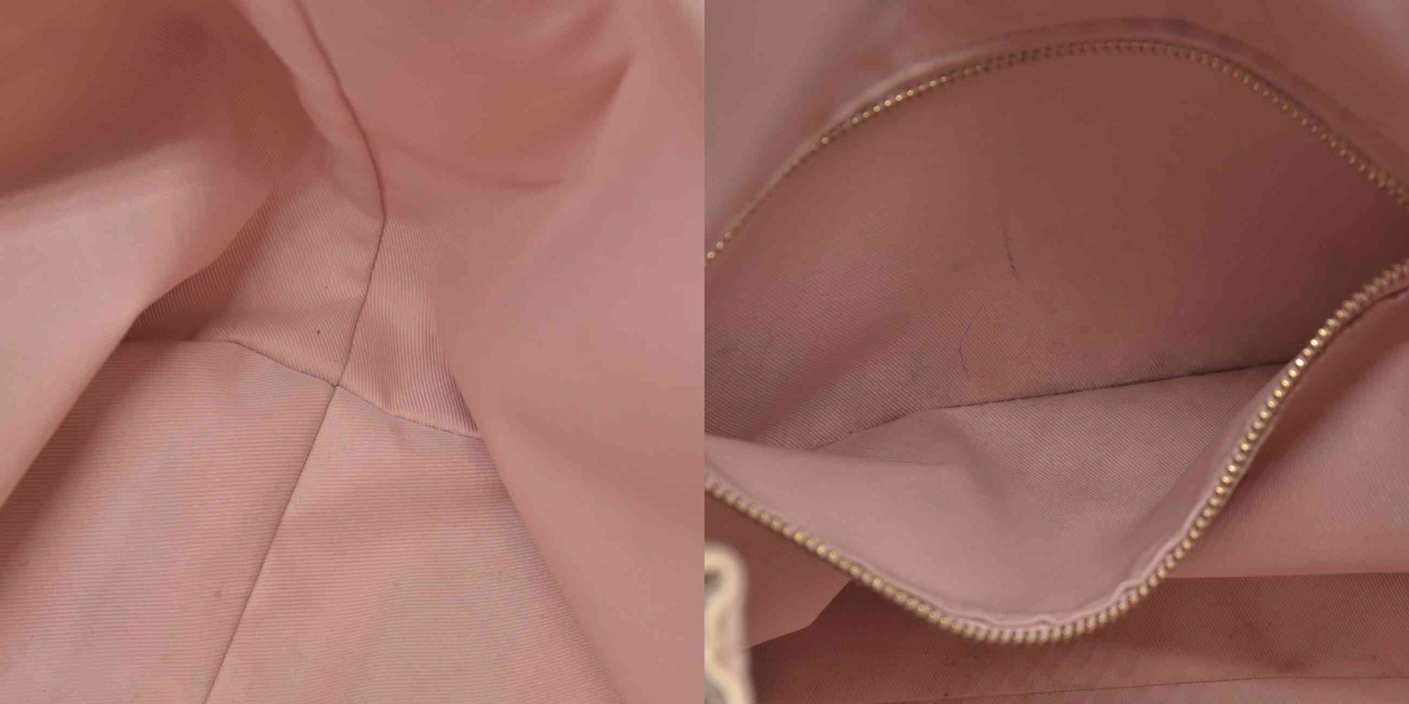 $1980 Louis Vuitton Graceful PM Rose Ballerine White Damier Azur Canvas Tote RFID