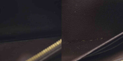 AUCTION $1060 Louis Vuitton Damier Zippy Zip Around Organizer Long Wallet Brown