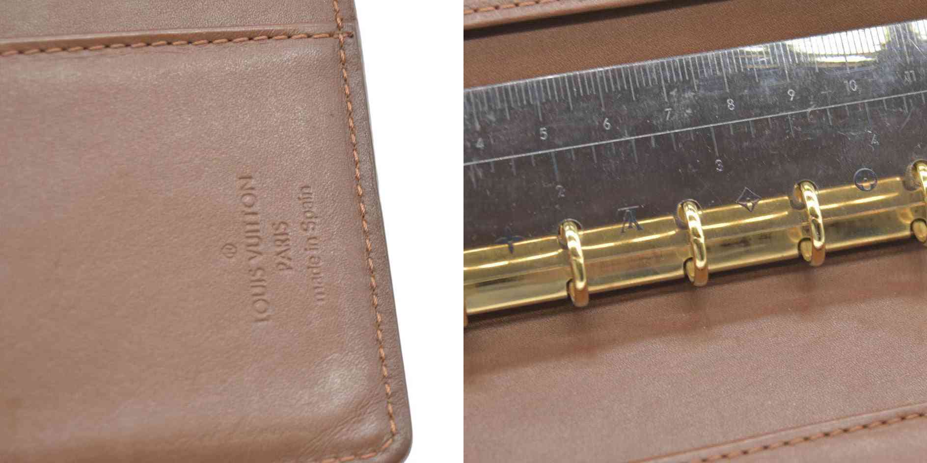 $505 LOUIS VUITTON Monogram Vernis Agenda PM Day Planner Notebook Cover