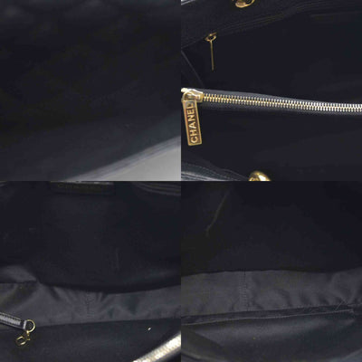 $2900 Chanel  Caviar Quilted Grand Shopping Tote GST Black CONSIGNMENT