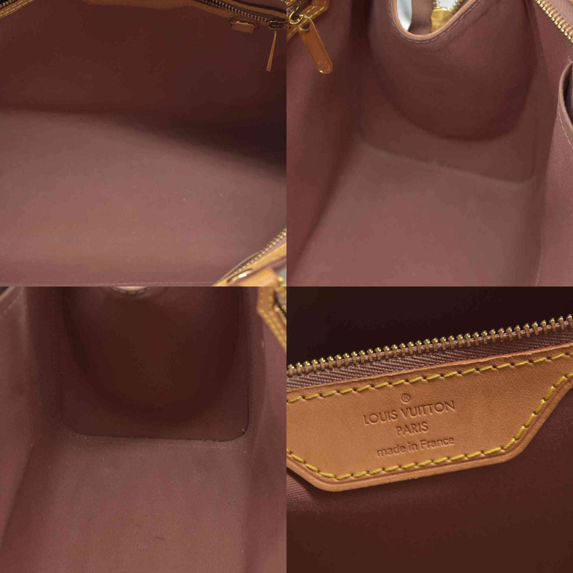 $2730 2013 Louis Vuitton Vernis Brea MM Rose Velours DR1113