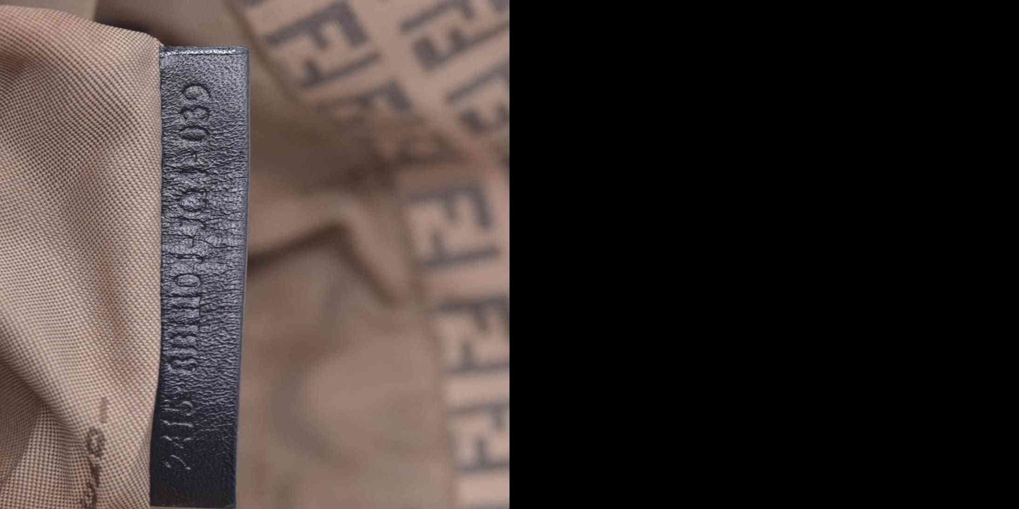 $850 FENDI Zucca Spalmati Medium Roll Tote Tobacco CONSIGNMENT