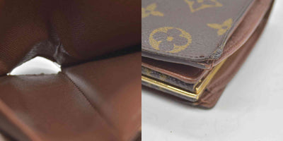 $750 2003 Louis Vuitton Kisslock French Wallet MI0013 10020015