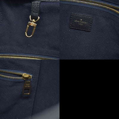 $3050 RFID Louis Vuitton Empreinte Monogram Giant Neverfull MM Black