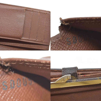 $675 Louis Vuitton Monogram Porte Monnaie Billets Viennois Bifold Wallet SD0054