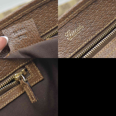 $1450 CONSIGNMENT Gucci GG Canvas Jackie Piston Lock Tote