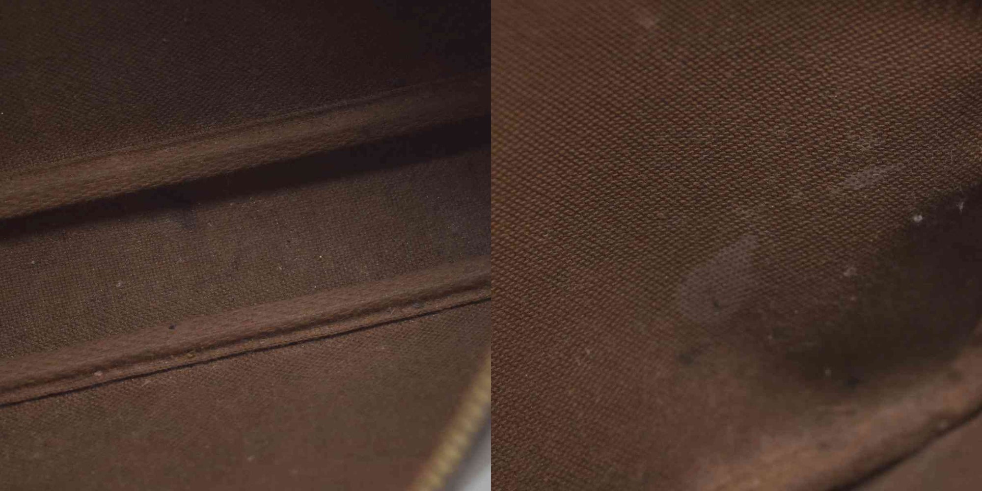 $1290 2000 Louis Vuitton LV Pochette Accessoires Brown Monogram CA0070