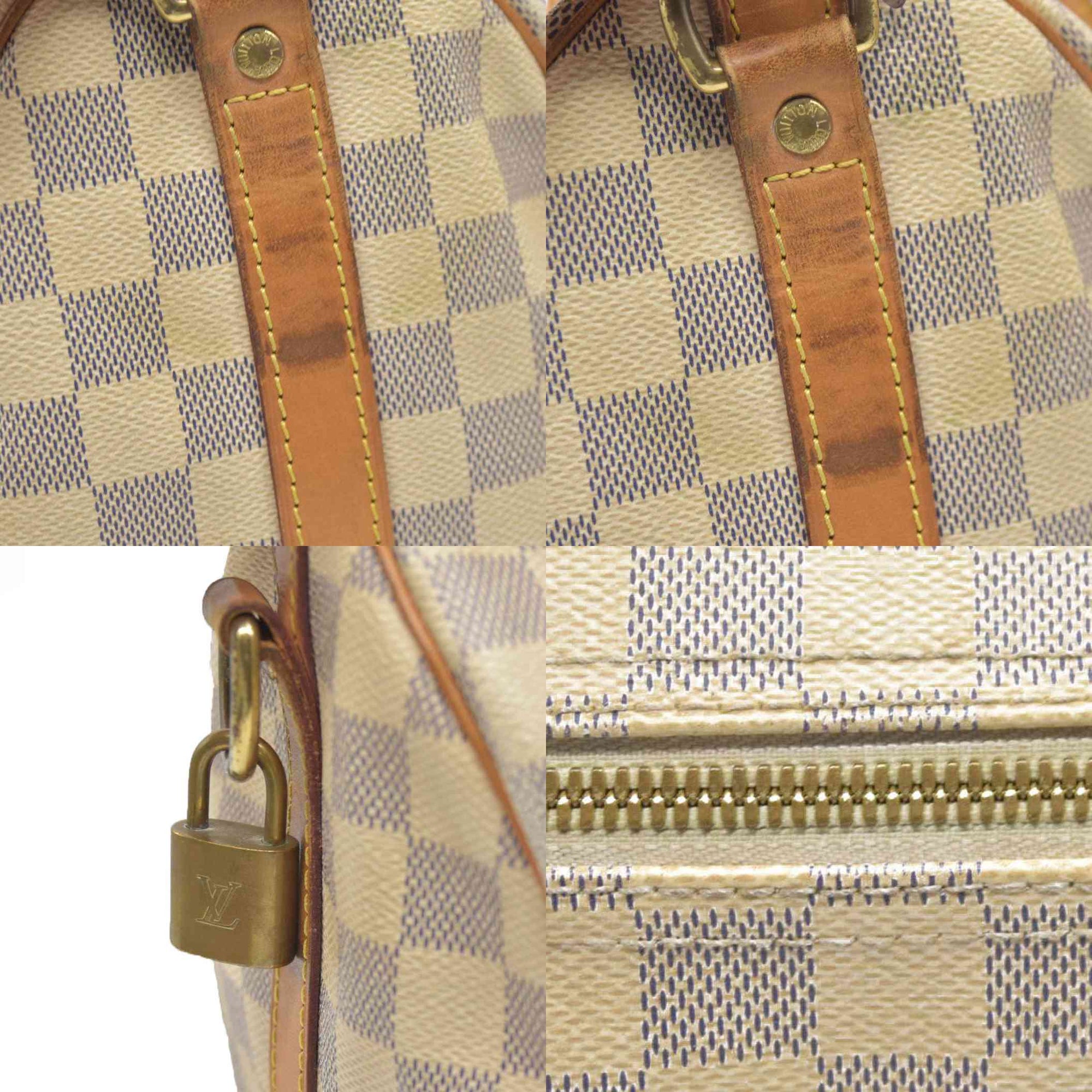 $1940 Louis Vuitton  Damier Azur Speedy Bandouliere 25 DU1154