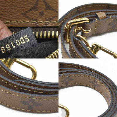 $2790 Louis Vuitton Reverse Monogrm Giant Pochette Metis  SD0169