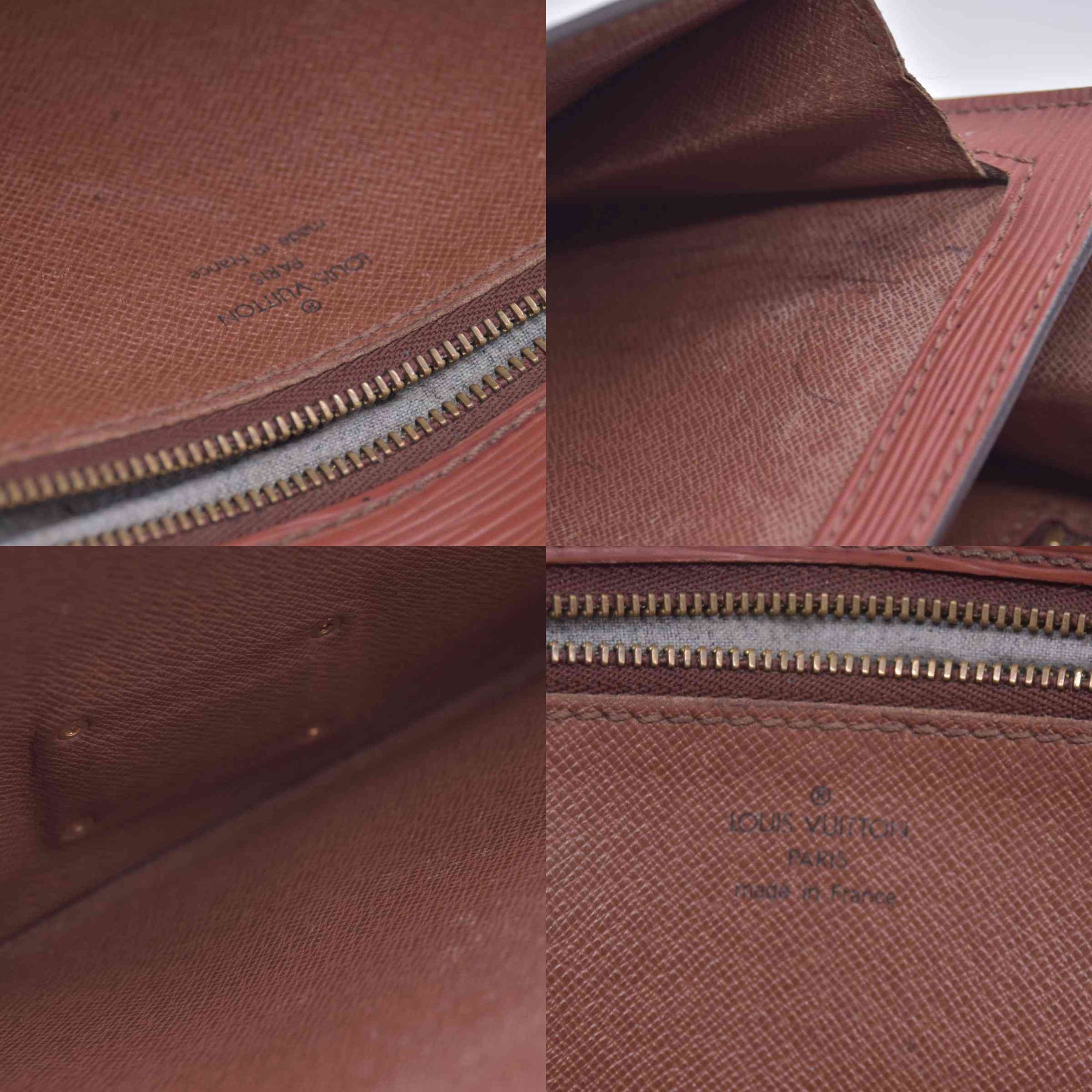 $1080 Louis Vuitton  Epi Leather Pochette Sellier Dragonne 26 10021254