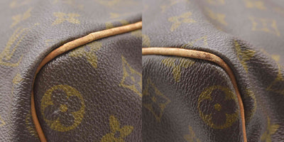 $1420 1988 Louis Vuitton LV Boston Bag Keepall 45 Brown Monogram SA822